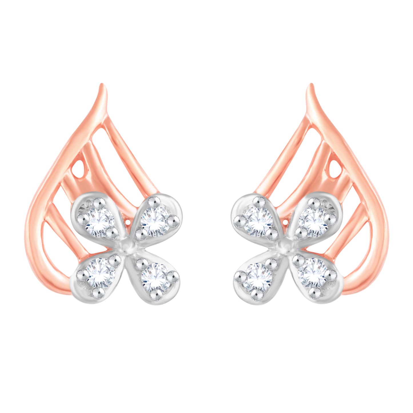 Moire Diamond Earrings