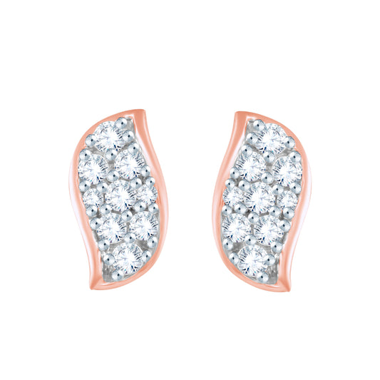 Diamond Earring for her in Rose Gold DER23847