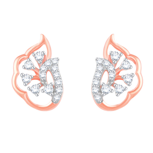 Diamond Earring for her in Rose Gold DER23903