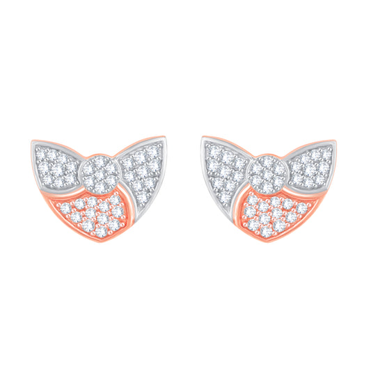 Diamond Earring for her in Rose Gold DER23927