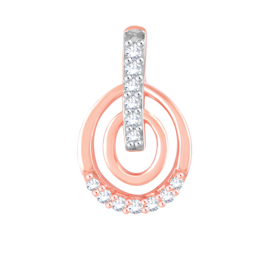 Diamond Earring for her in Rose Gold DER23938