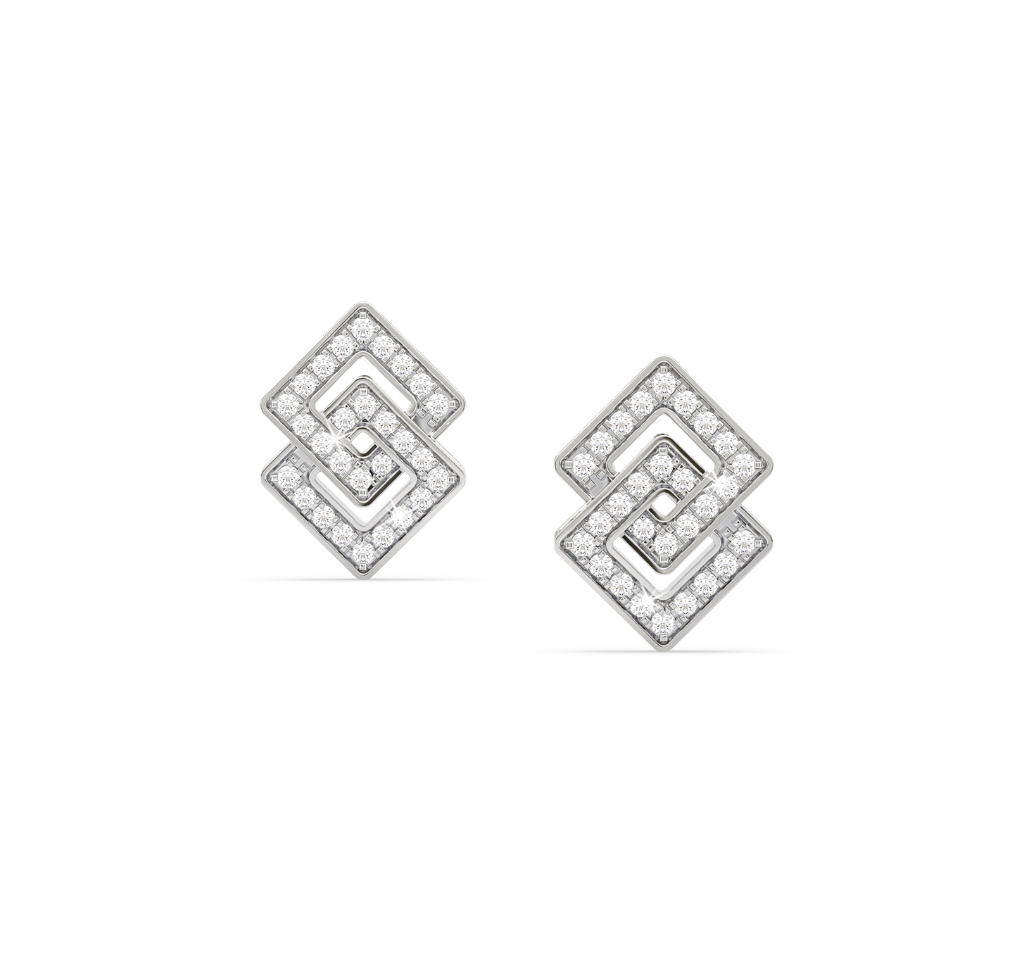 Juliana Geometric Diamond Earrings