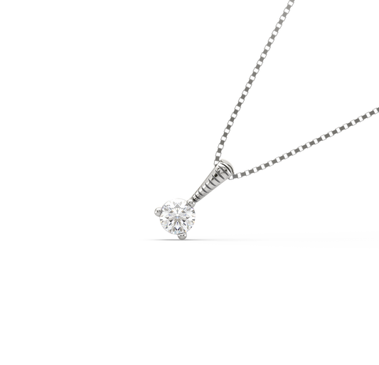 Diamond Pendant for her in White Gold DPD21251