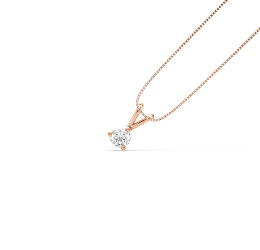 Diamond Pendant for her in Rose Gold DPD21263