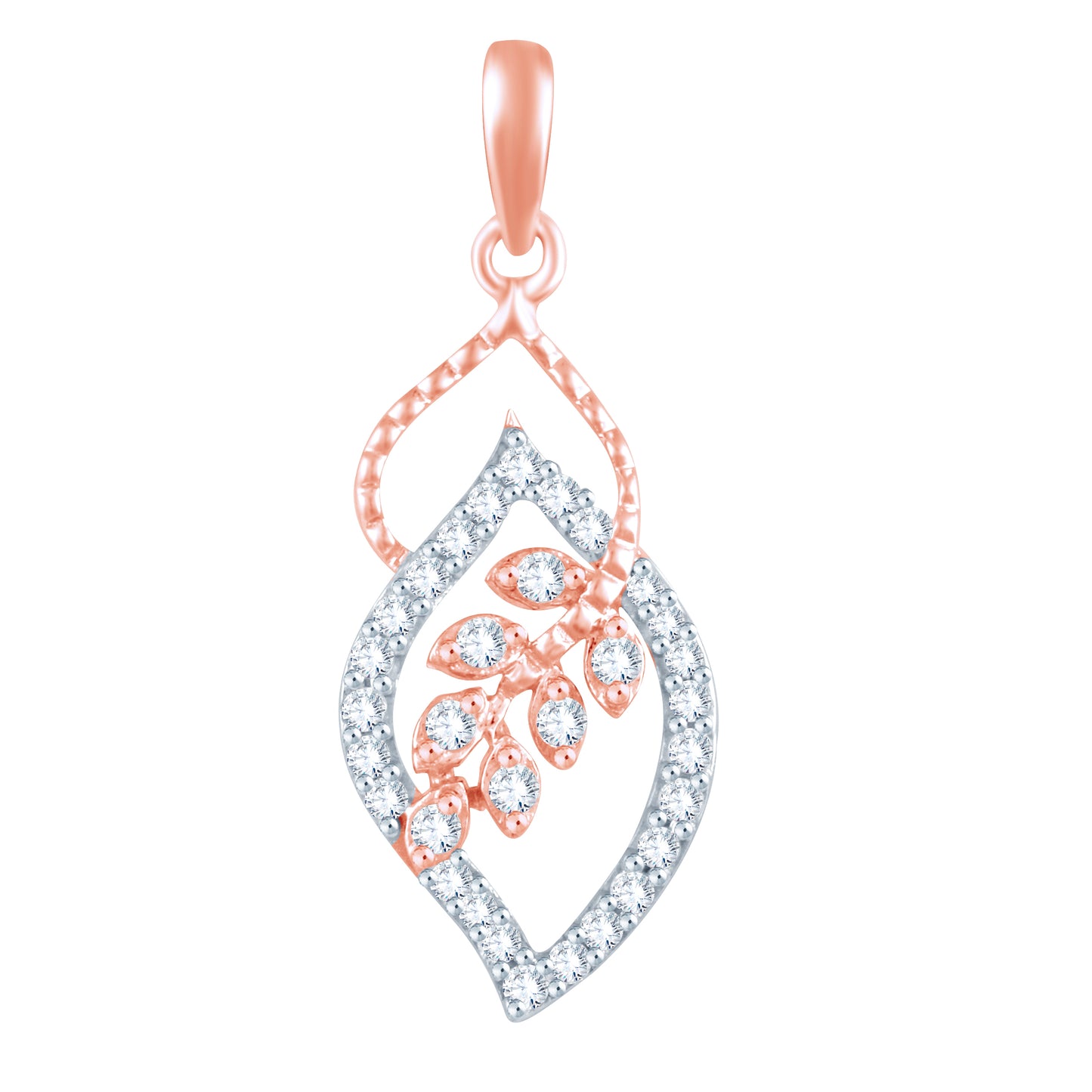 Feuilles Diamond Pendant