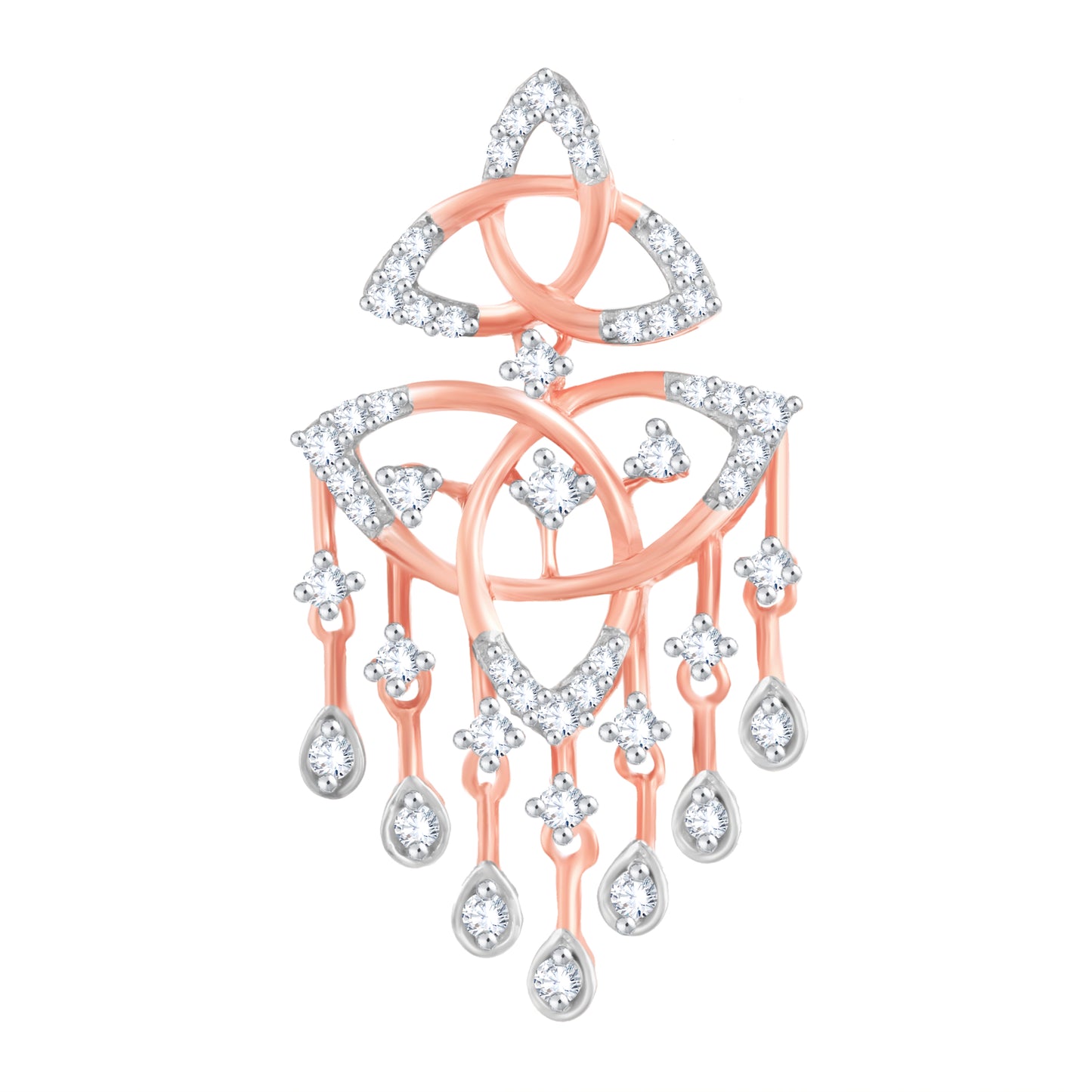 Diamond Pendant for her in Rose Gold DPD22097