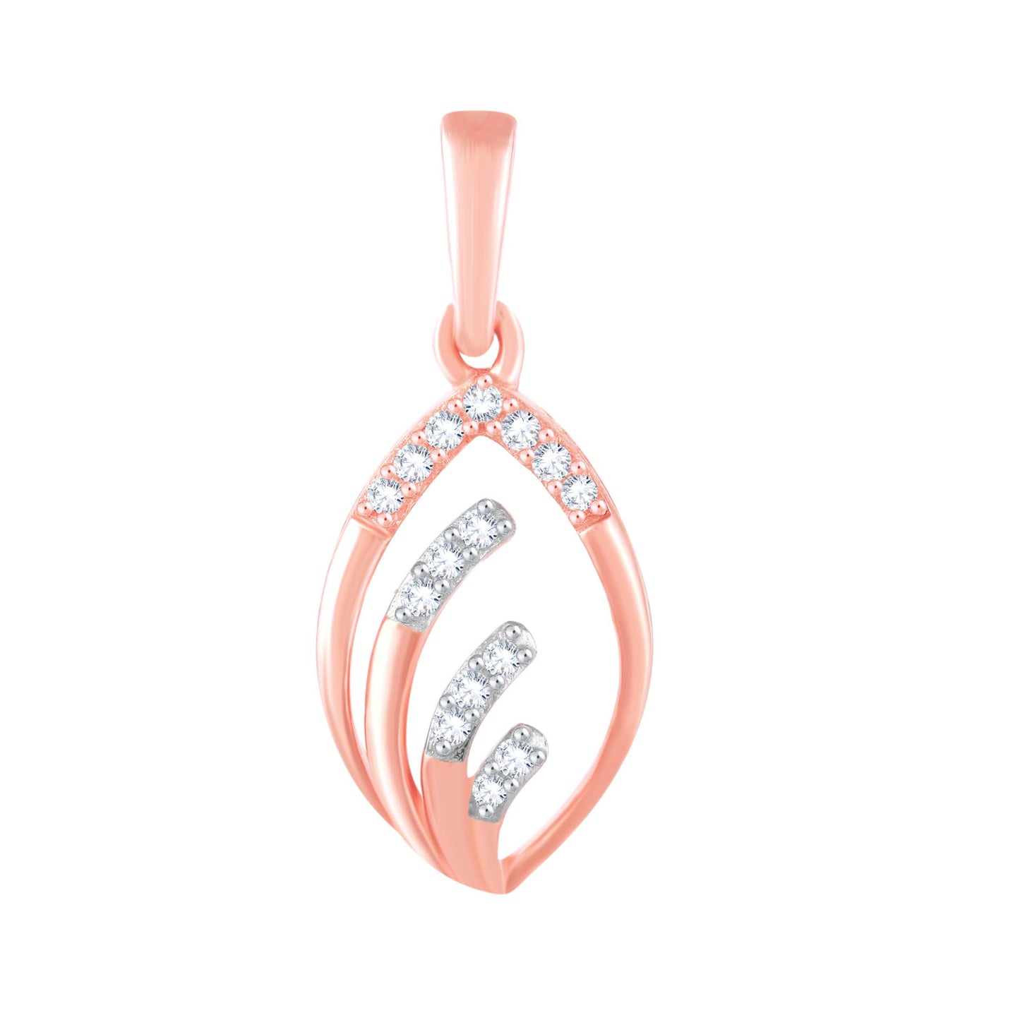 Diamond Pendant for her in Rose Gold DPD22102