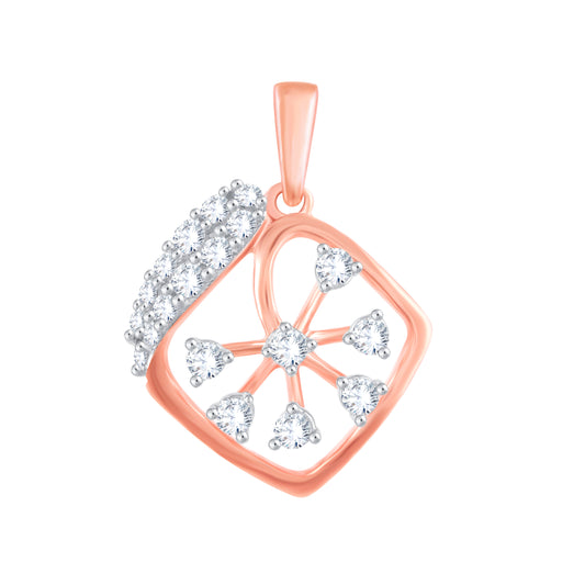 Diamond Pendant for her in Rose Gold DPD22117