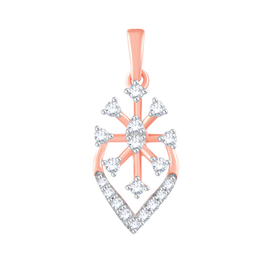 Diamond Pendant for her in Rose Gold DPD22119