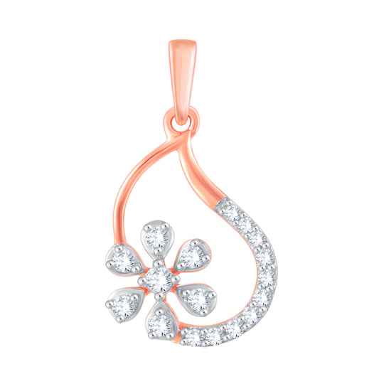 Diamond Pendant for her in Rose Gold DPD22120