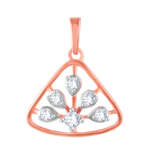 Diamond Pendant for her in Rose Gold DPD22127