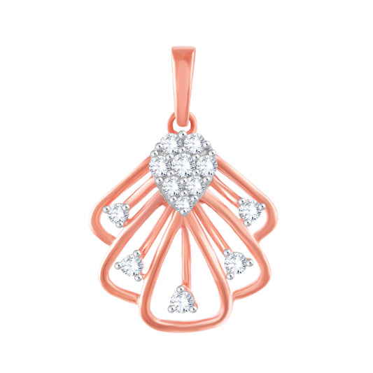 Diamond Pendant for her in Rose Gold DPD22129