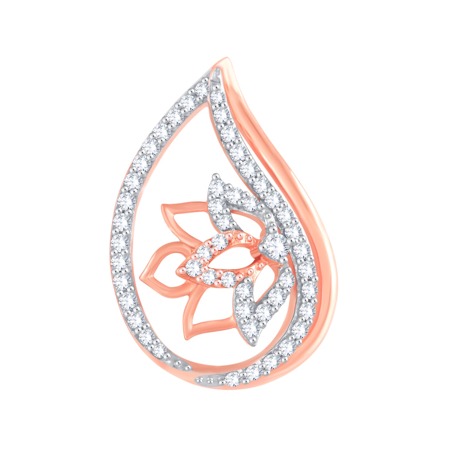 Diamond Pendant for her in Rose Gold DPD22131