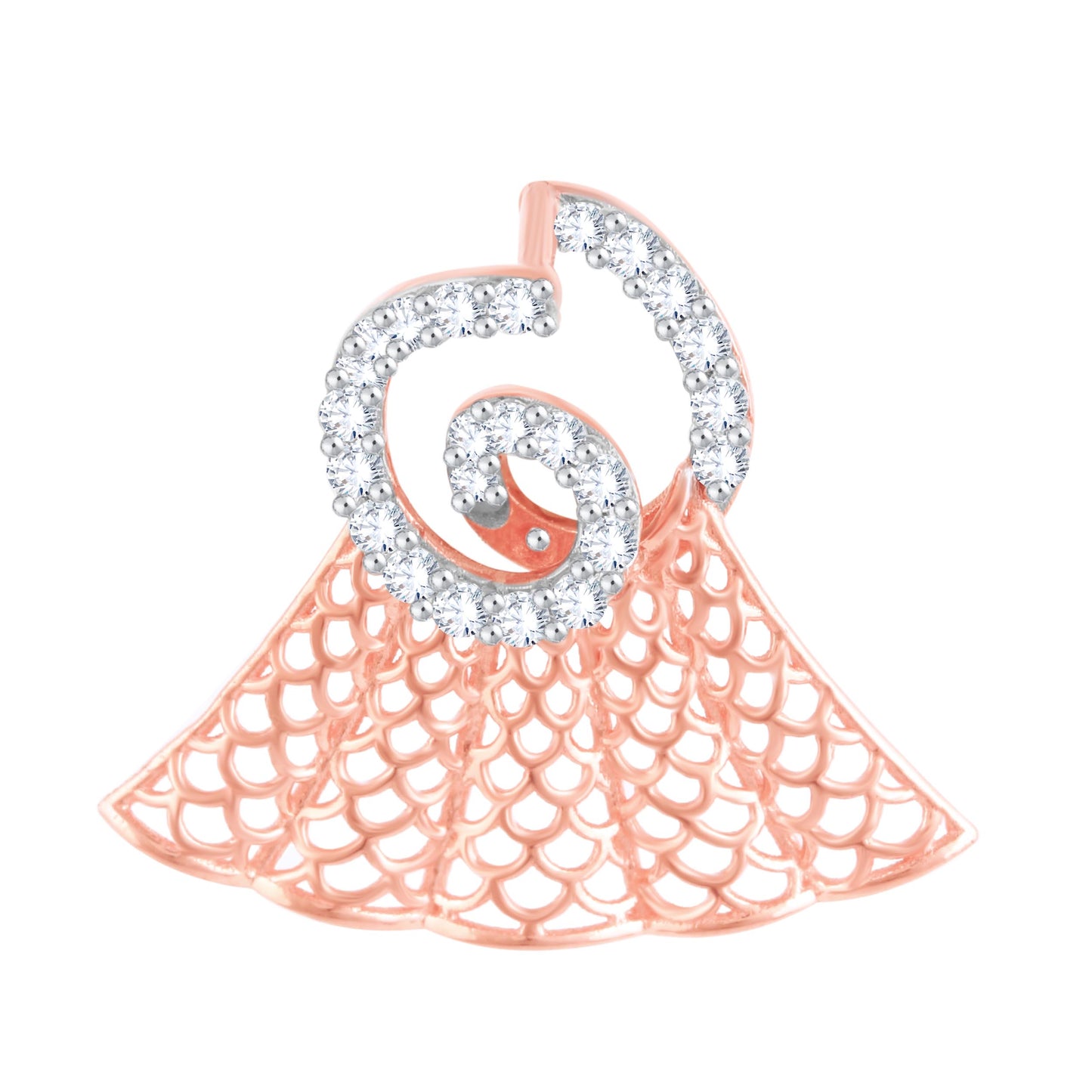 Diamond Pendant for her in Rose Gold DPD22134