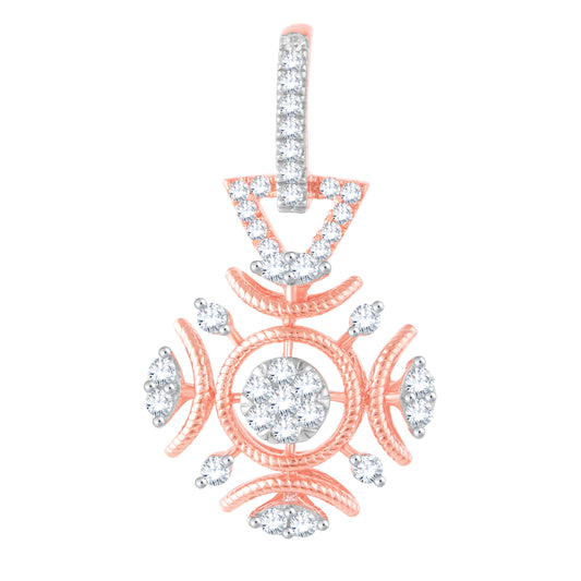 Diamond Pendant for her in Rose Gold DPD22143