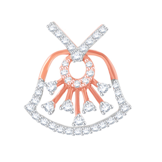 Diamond Pendant for her in Rose Gold DPD22150