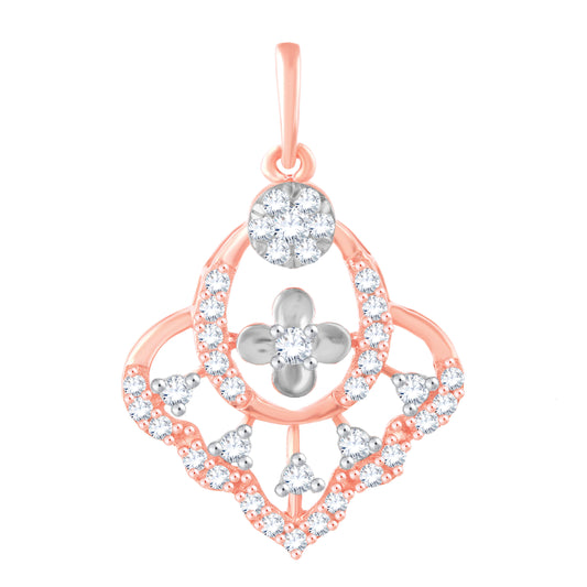 Diamond Pendant for her in Rose Gold DPD22152