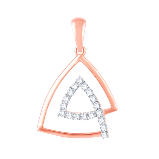 Diamond Pendant for her in Rose Gold DPD22158