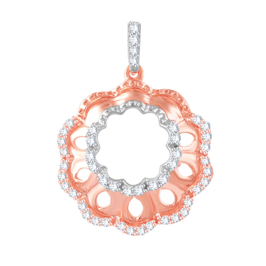 Diamond Pendant for her in Rose Gold DPD22159