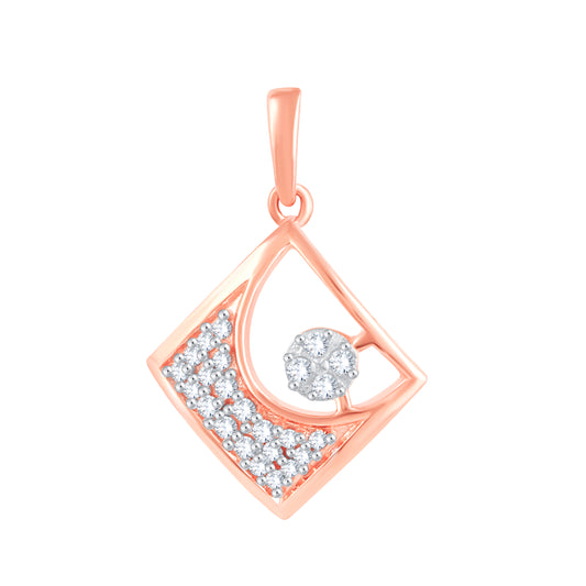 Diamond Pendant for her in Rose Gold DPD22160