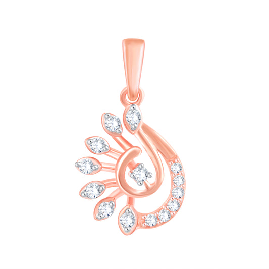 Diamond Pendant for her in Rose Gold DPD22172