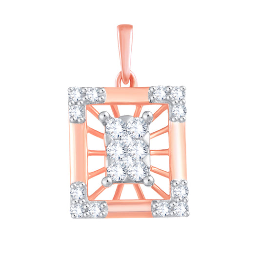 Diamond Pendant for her in Rose Gold DPD22173