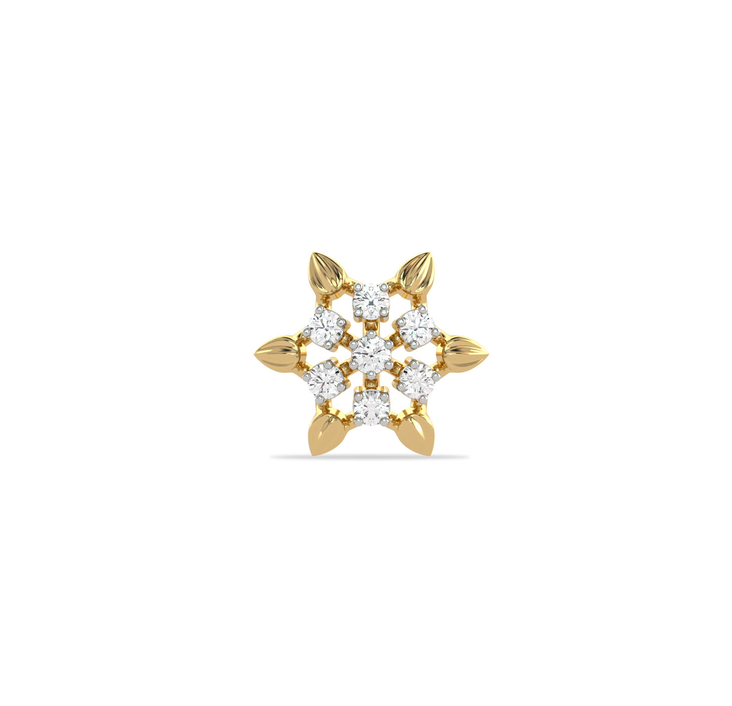 Fiana Star Diamond Stud Earrings