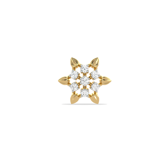 Fiana Star Diamond Stud Earrings