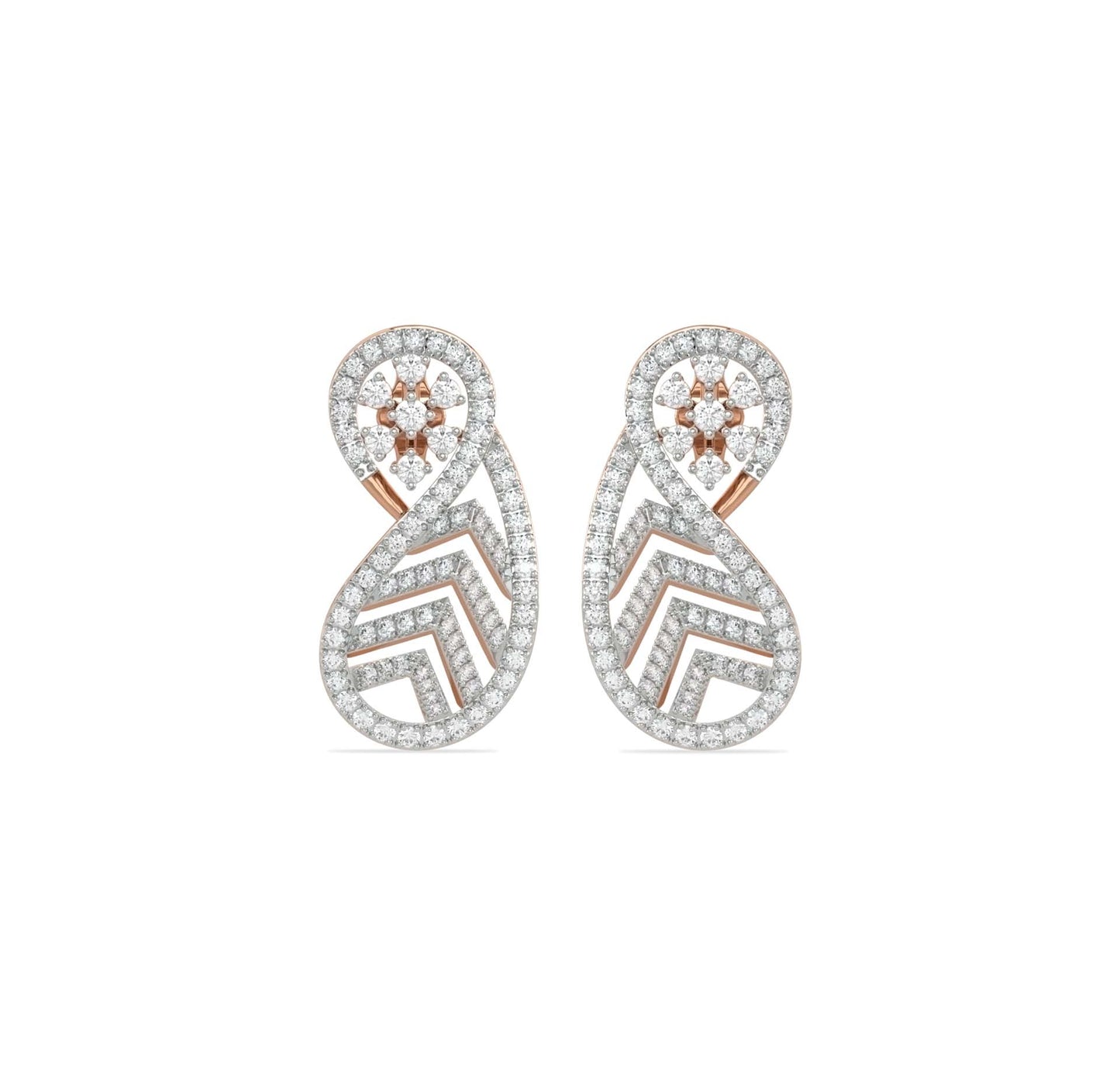 Ivey Diamond Stud Earrings