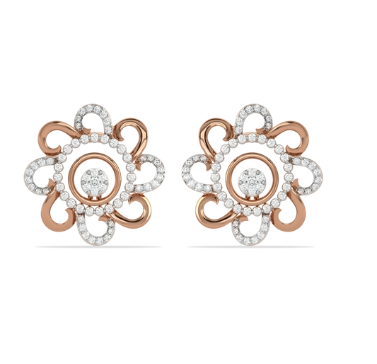 Cabello Floral Stud Earrings