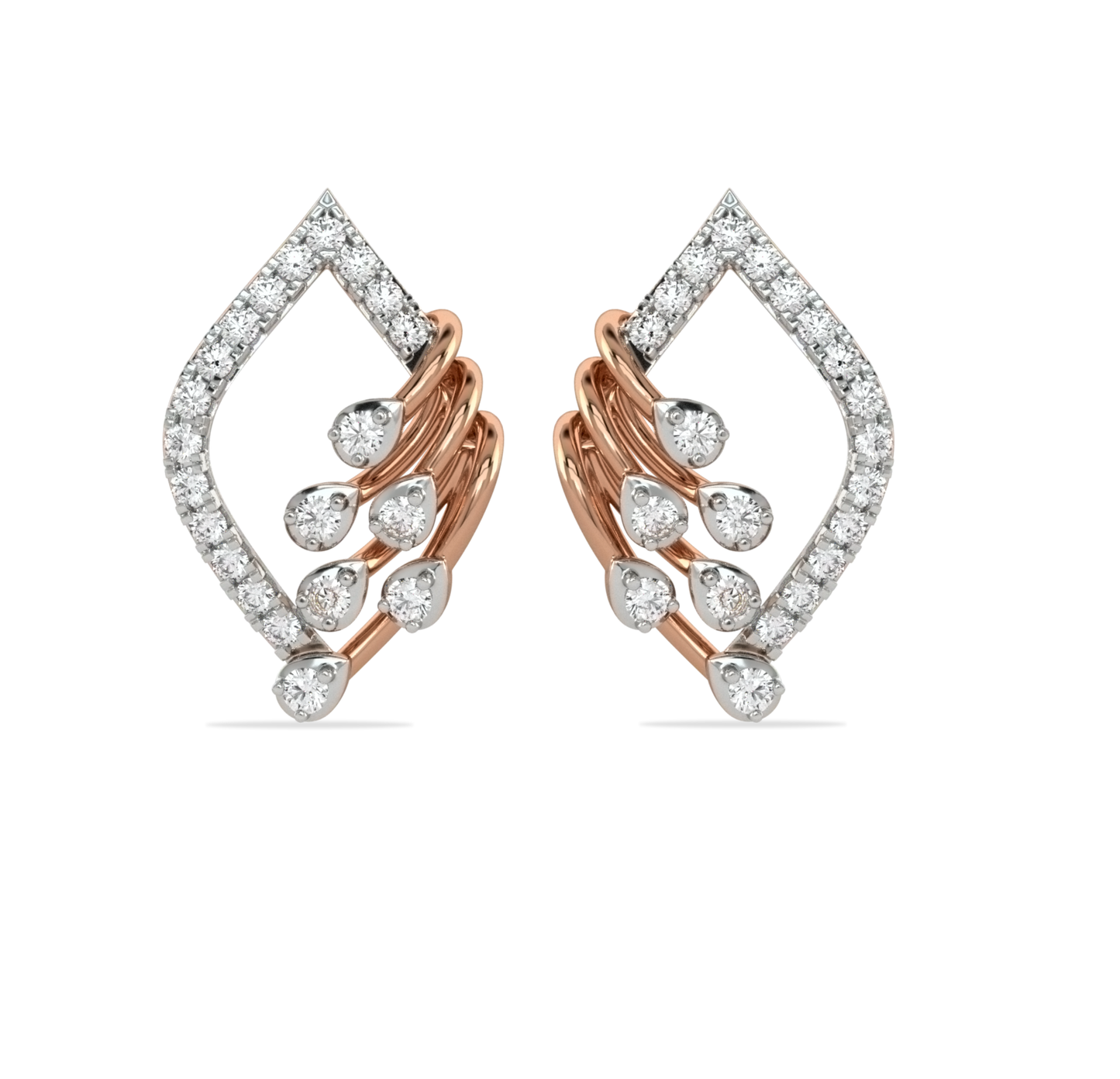 Mischa Diamond Stud Earrings