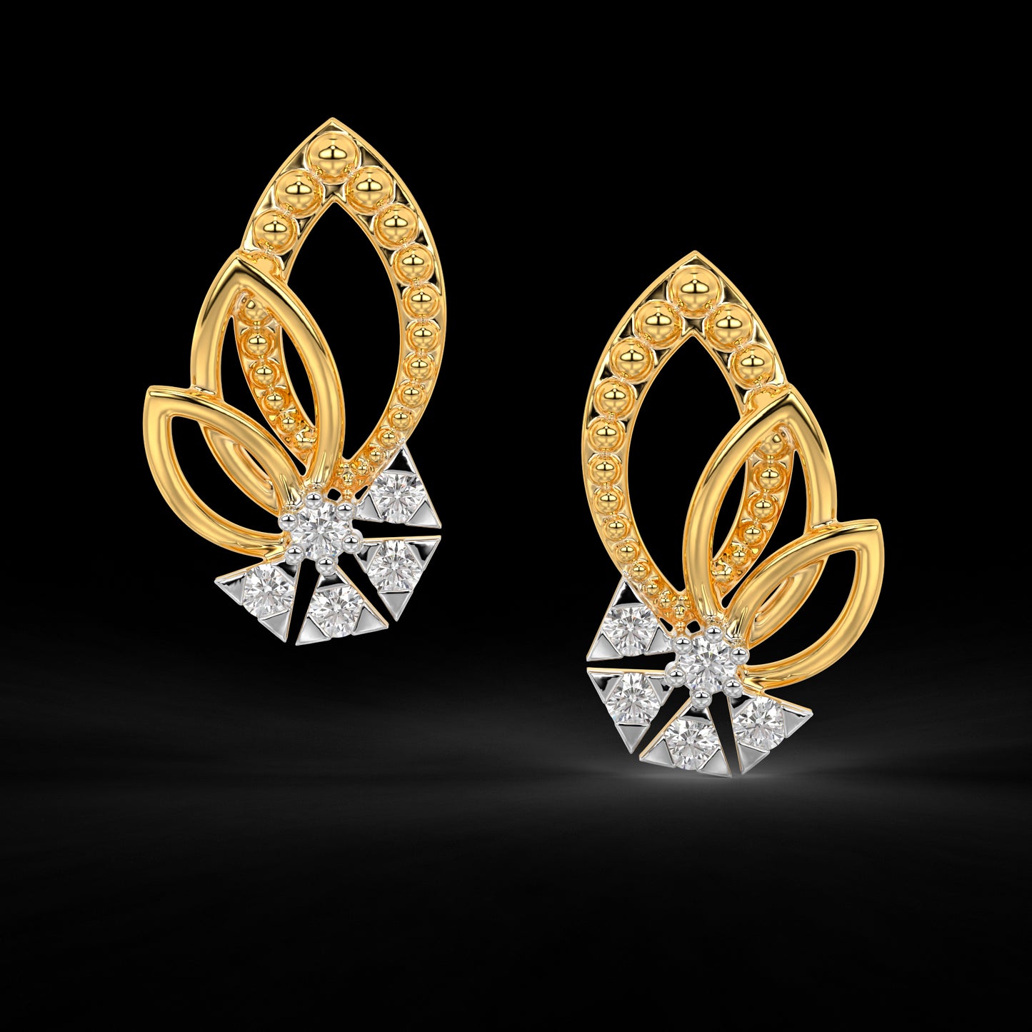 Diamond Pendant Set for her in Yellow Gold DPE22012