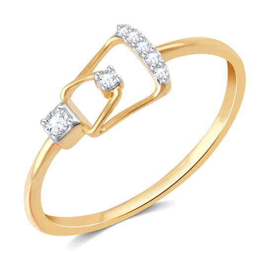 Diamond Ring for her in Yellow Gold DPR23004