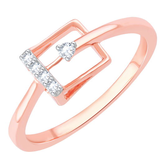 Diamond Ring for her in Rose Gold DPR23005