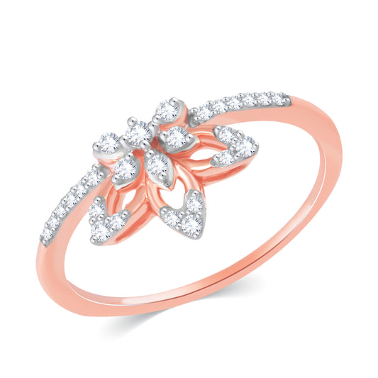 Diamond Ring for her in Rose Gold DPR23032