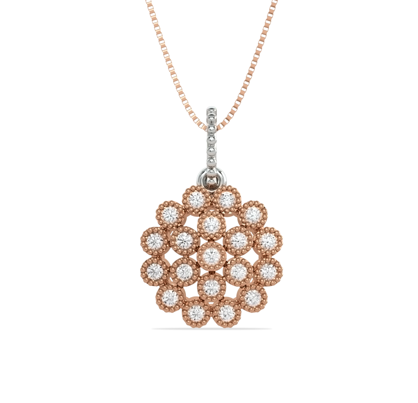 Raiya Flower Diamond Pendant