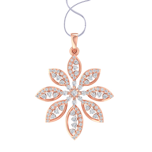 Zeeva Flower Diamond Pendant