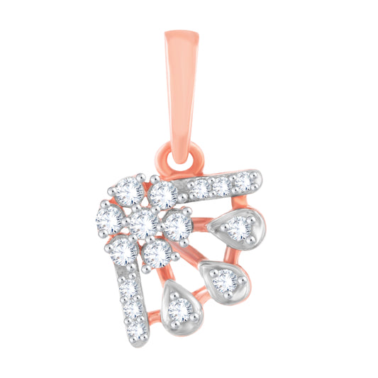 Diamond Pendant for her in Rose Gold DPS23007