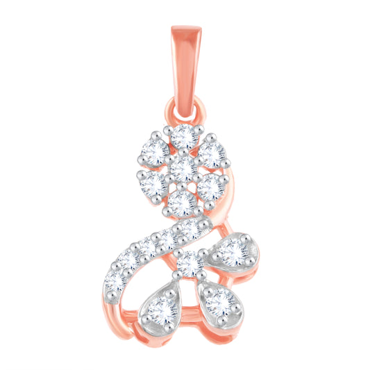 Diamond Pendant for her in Rose Gold DPS23029