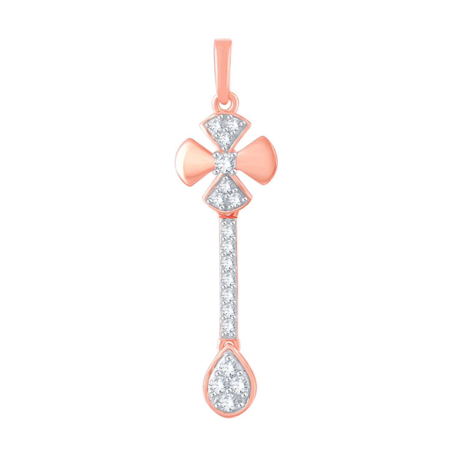 Diamond Pendant for her in Rose Gold DPS23033