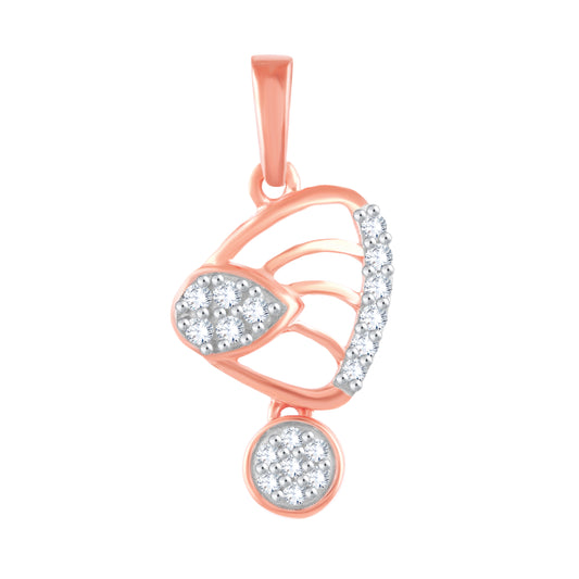 Diamond Pendant for her in Rose Gold DPS23034