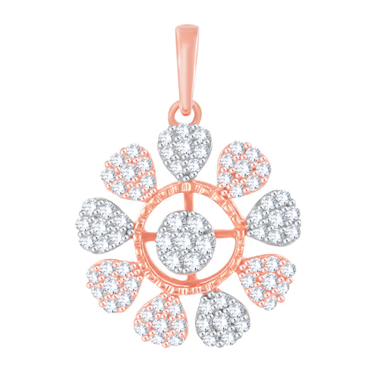 Diamond Pendant for her in Rose Gold DPS23035