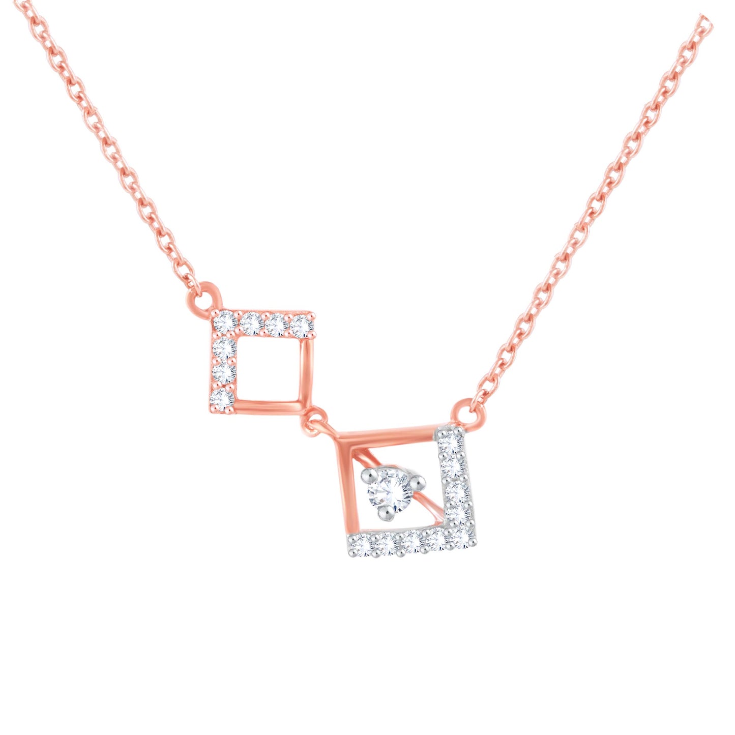 Diamond Pendant for her in Rose Gold DPS23037