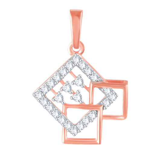 Diamond Pendant for her in Rose Gold DPS23038