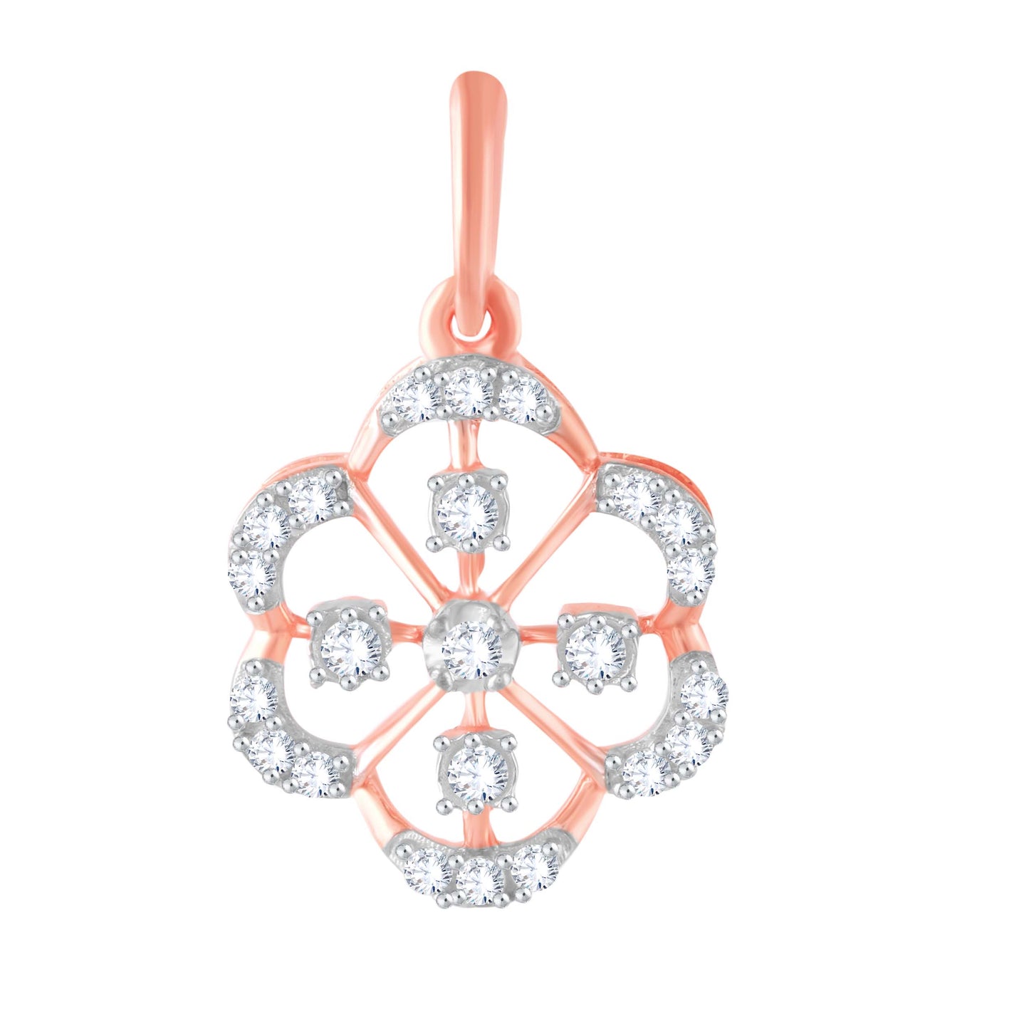 Diamond Pendant for her in Rose Gold DPS23040