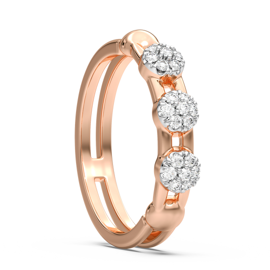 Amberia 3 Diamond Ring