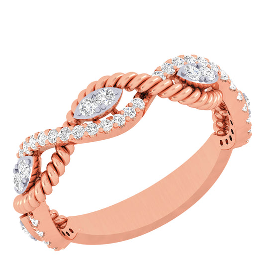 Aneesha Twisted Diamond Ring