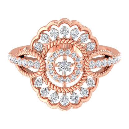 Almitra Floral Diamond Ring