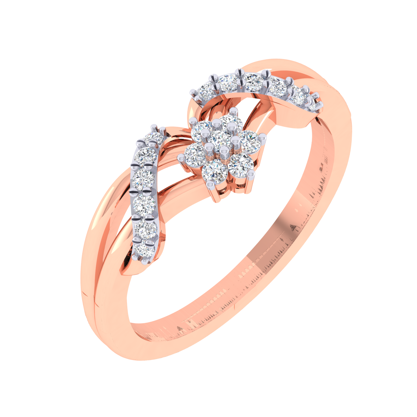 Davine Floral Diamond Ring