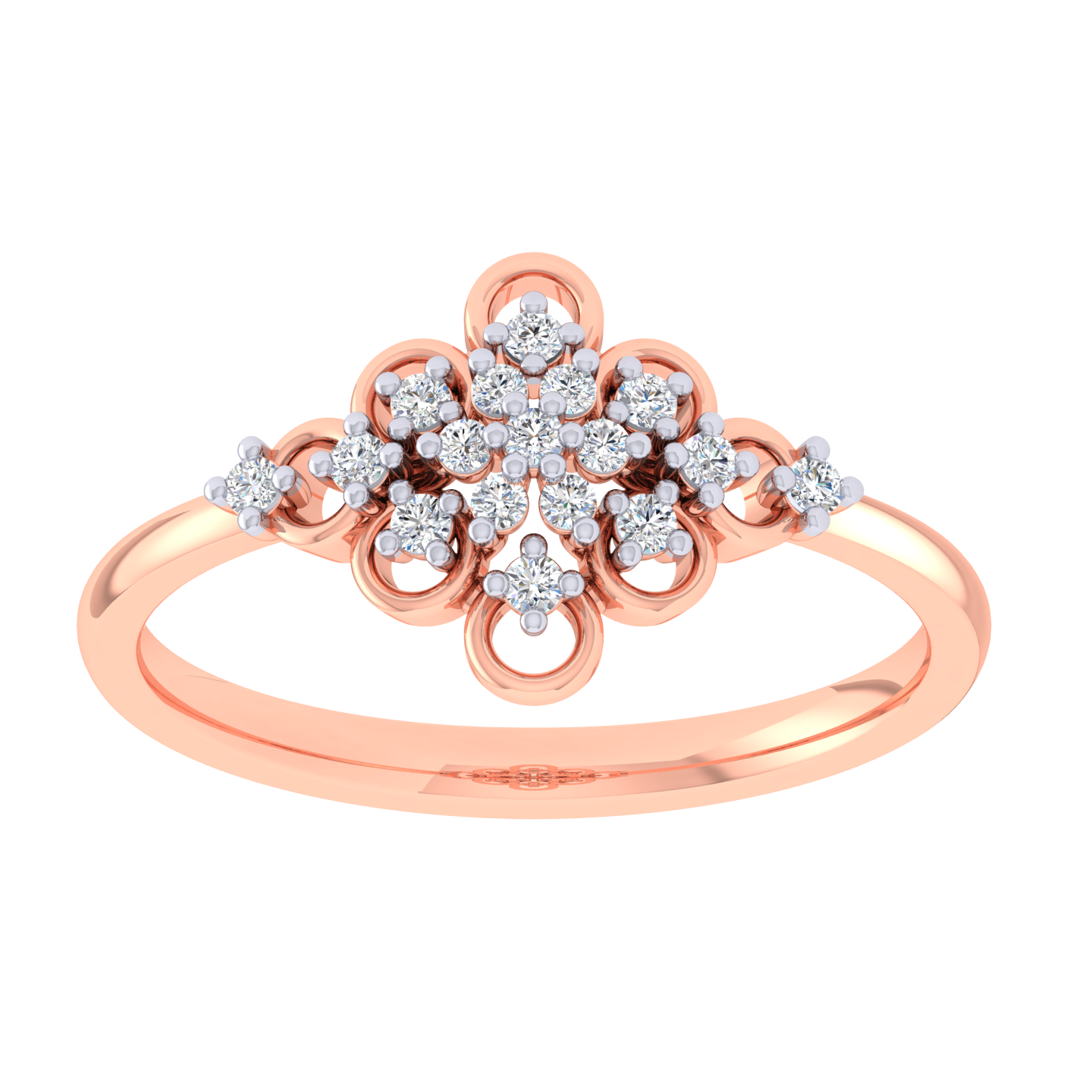 Bria Floral Diamond Ring